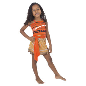 Fantasia Moana Princesa Maori Infantil Halloween Carnaval