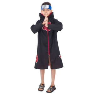 Fantasia Manto Akatsuki Infatil Capa Halloween Naruto Evento