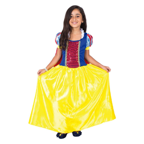 Fantasia Branca De Neve Infantil Carnaval Halloween Evento