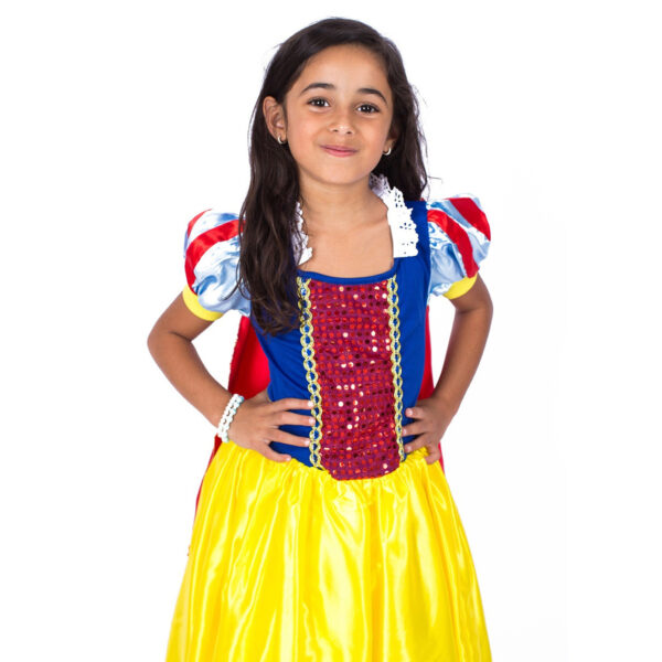 Fantasia Branca De Neve Infantil Carnaval Halloween Evento