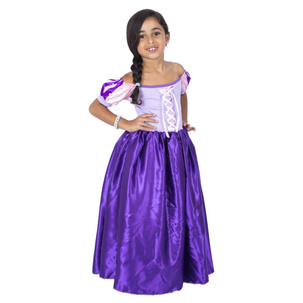 Fantasia Rapunzel Princesa Infantil Carnaval Halloween Festa