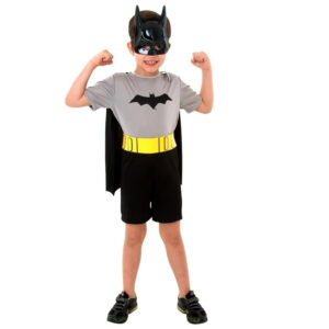 Fantasia Homem Morcego Pop Infantil Liga Dos Herois Carnaval