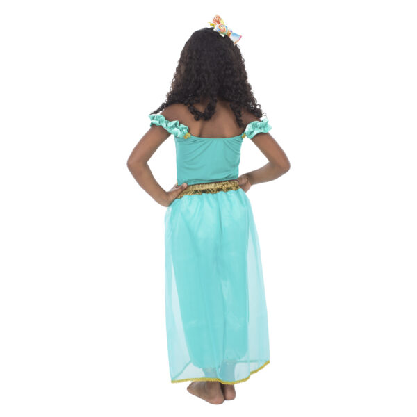 Fantasia Jasmine Princesa Infantil Carnaval Halloween Festa