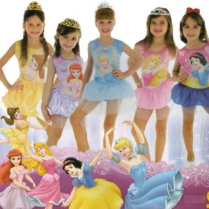 Fantasia Princesa Bailarina Aurora Infantil Carnaval