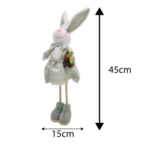 Coelho de Páscoa de Decoração e Enfeites 45cm Coelhinho Fofo