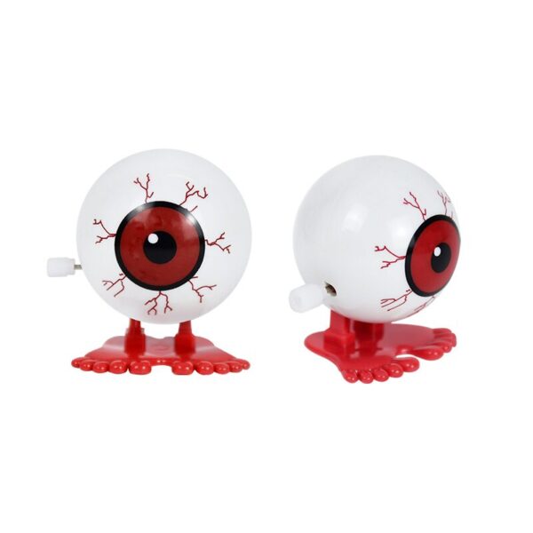 Brinquedo de Corrida Pula Fantasma Olho Abobora de Corda Alegria Diversão Halloween Terror Medo Assustador