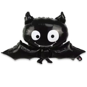 Balão Metalizado Morcego 72cm Halloween Festa Carnaval