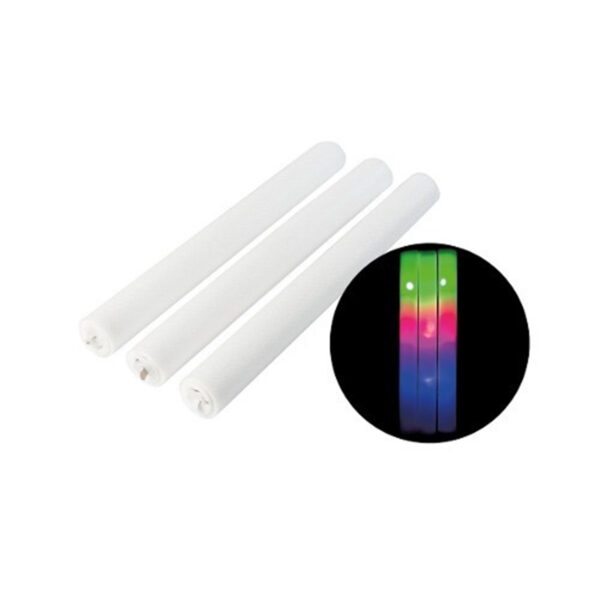 kit 10 Bastão Led 3 Funções Festa 40cm Happy Hour Balada Carnaval