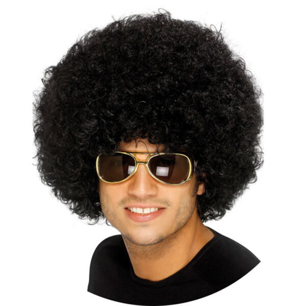 Peruca Cabelo Sintético Colorida Black Branca Carnaval Cosplay Palhaço Aniversário Diversão Fantasia Halloween Evento