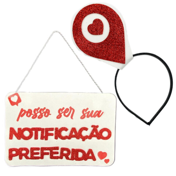 Kit De Carnaval Tiara E Placa Para Fantasia de Casal Folia Bloco Alegria Diversão Evento