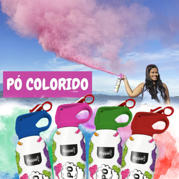 Jato Em Pó Power Colorido Festa das Cores lança Super Pó