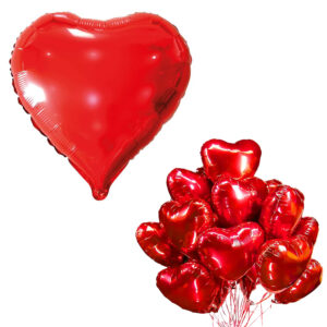 Balão Metalizado Coração Decoração Dia Das Mães Namorados