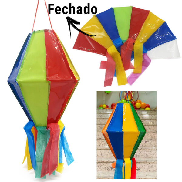 Balão De Festa Junina Grande 28cm Plástico Quermesse Decoratico Enfeite