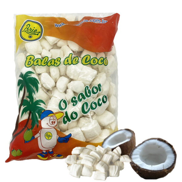 Balas de Coco Brie - Sabor Tradicional e Autêntico - 600g